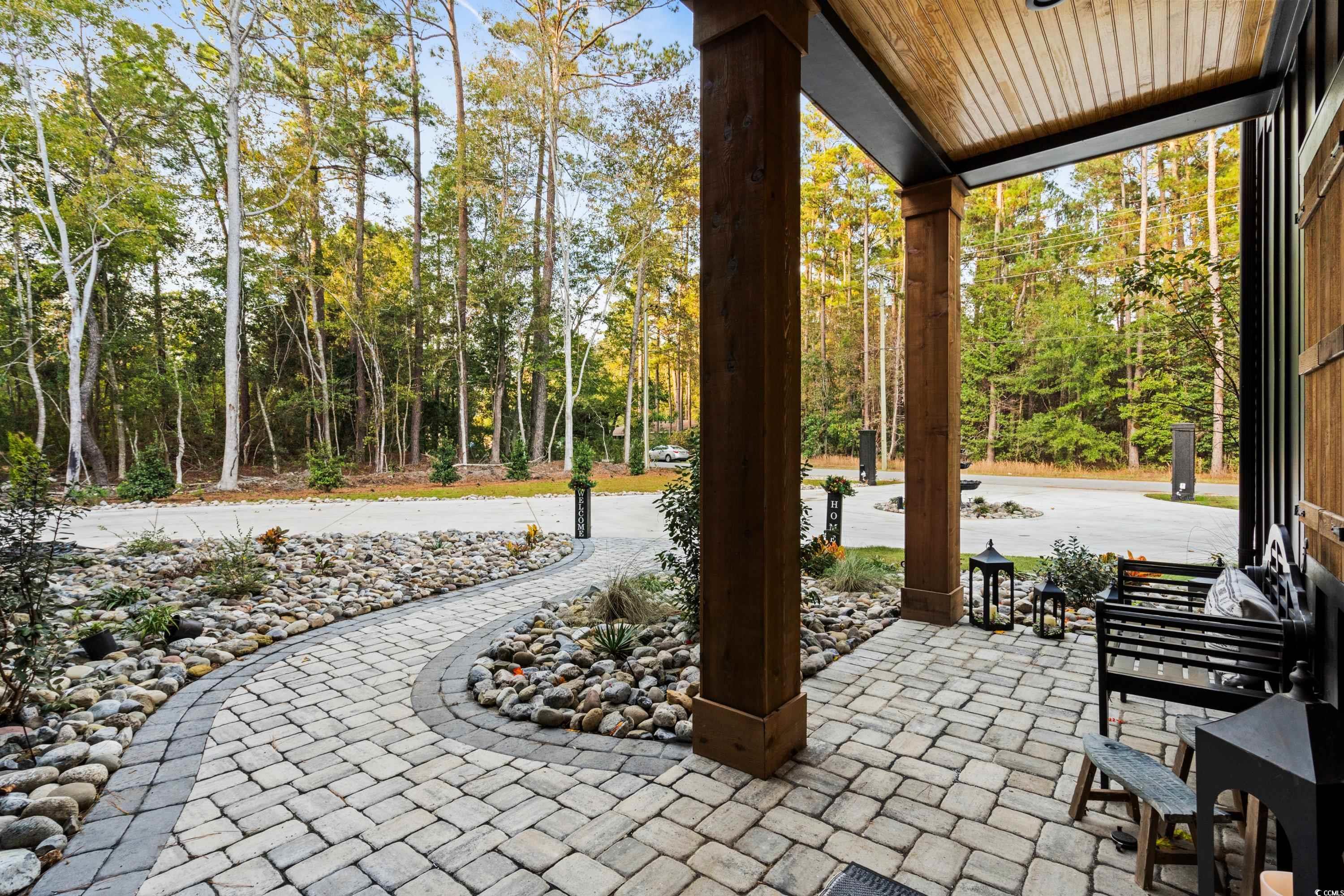 View of patio