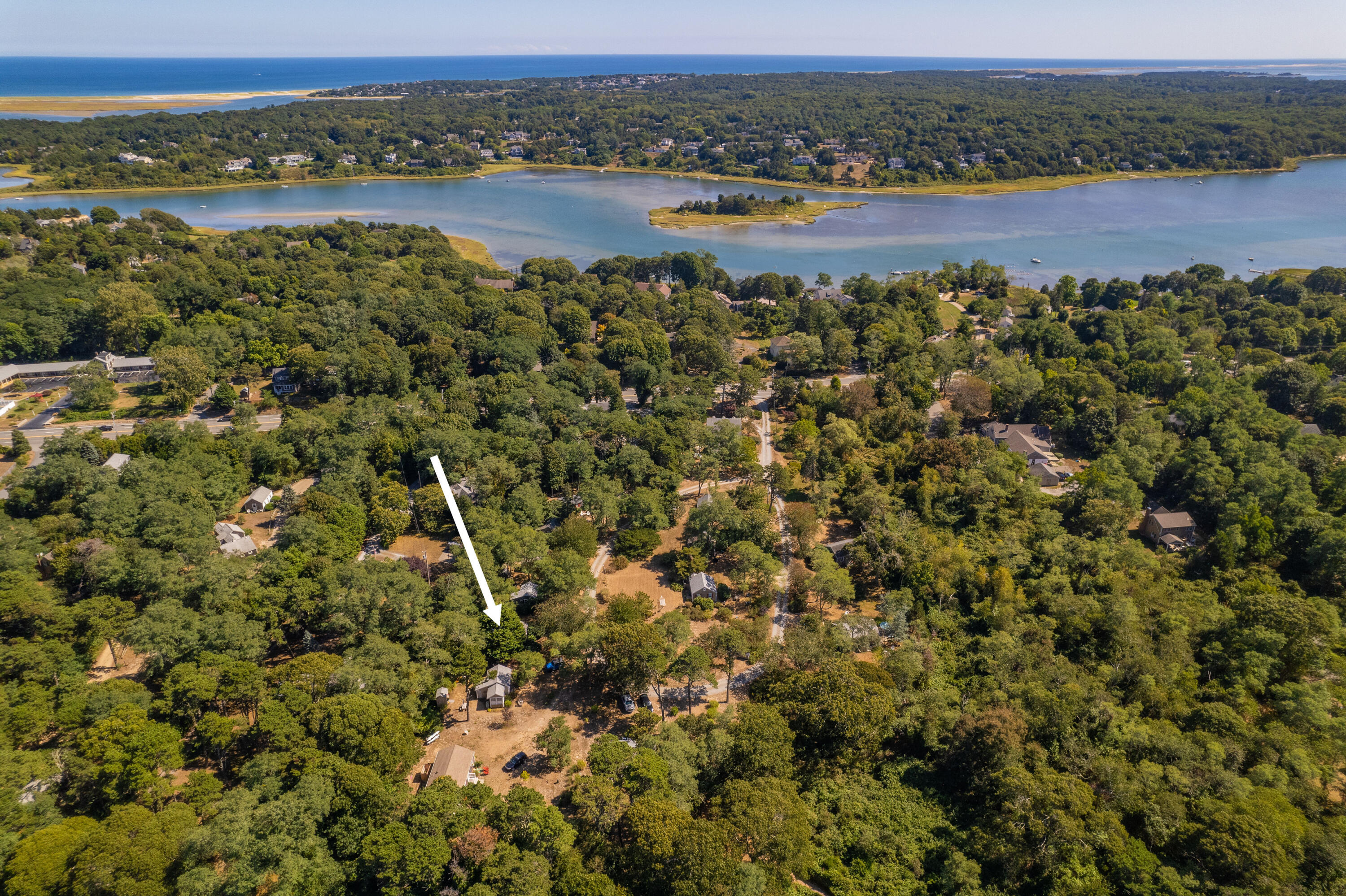 785 State Highway, Unit 9 Eastham, MA 02642 - Photo 28 of 30 an aerial view of residential houses with outdoor space