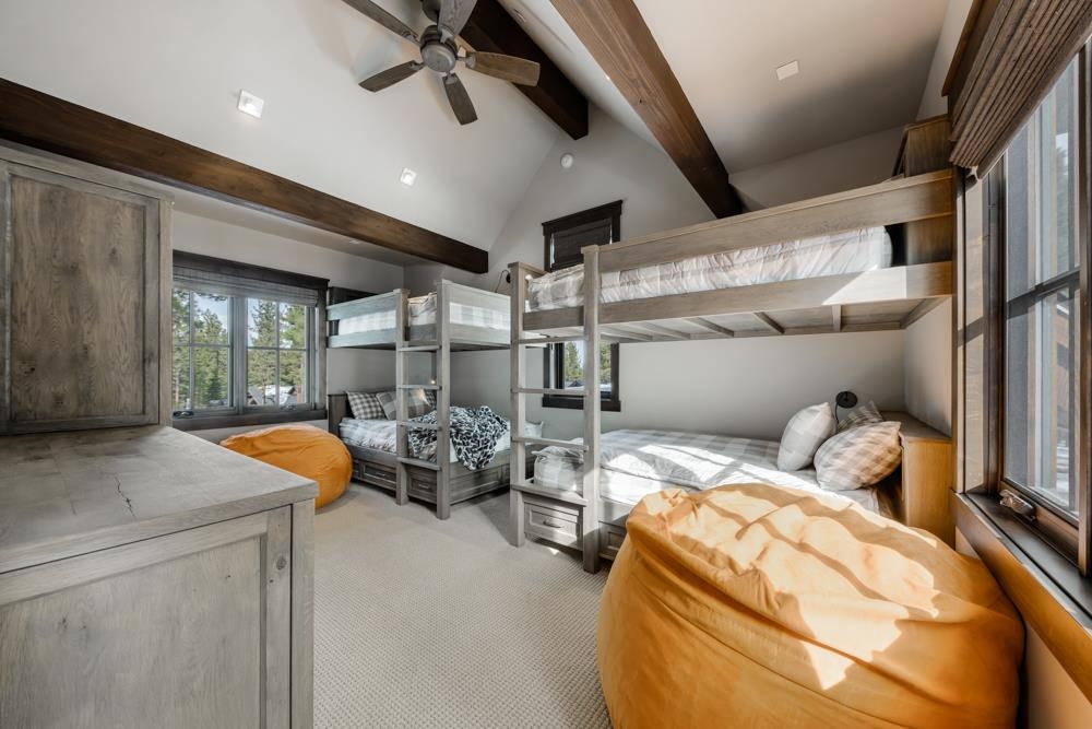 8454 Newhall Drive Truckee, CA 96161 - Photo 18 of 21 a bedroom with two beds and painted walls