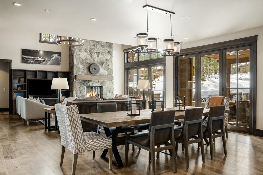 8454 Newhall Drive Truckee, CA 96161 - Photo 6 of 21 a view of a dining room with furniture window and outside view