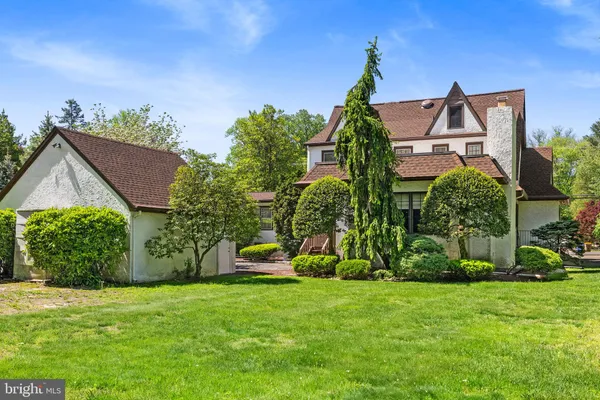 a aerial view of a house