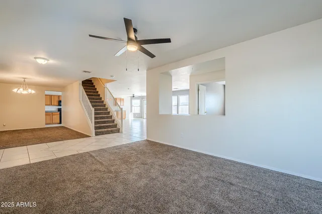 a view interior of a house with stairs