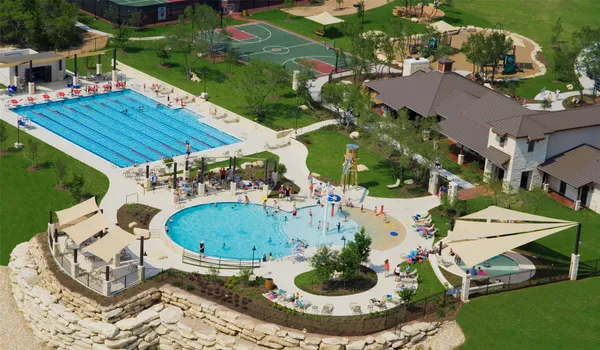 a park view with a lake view