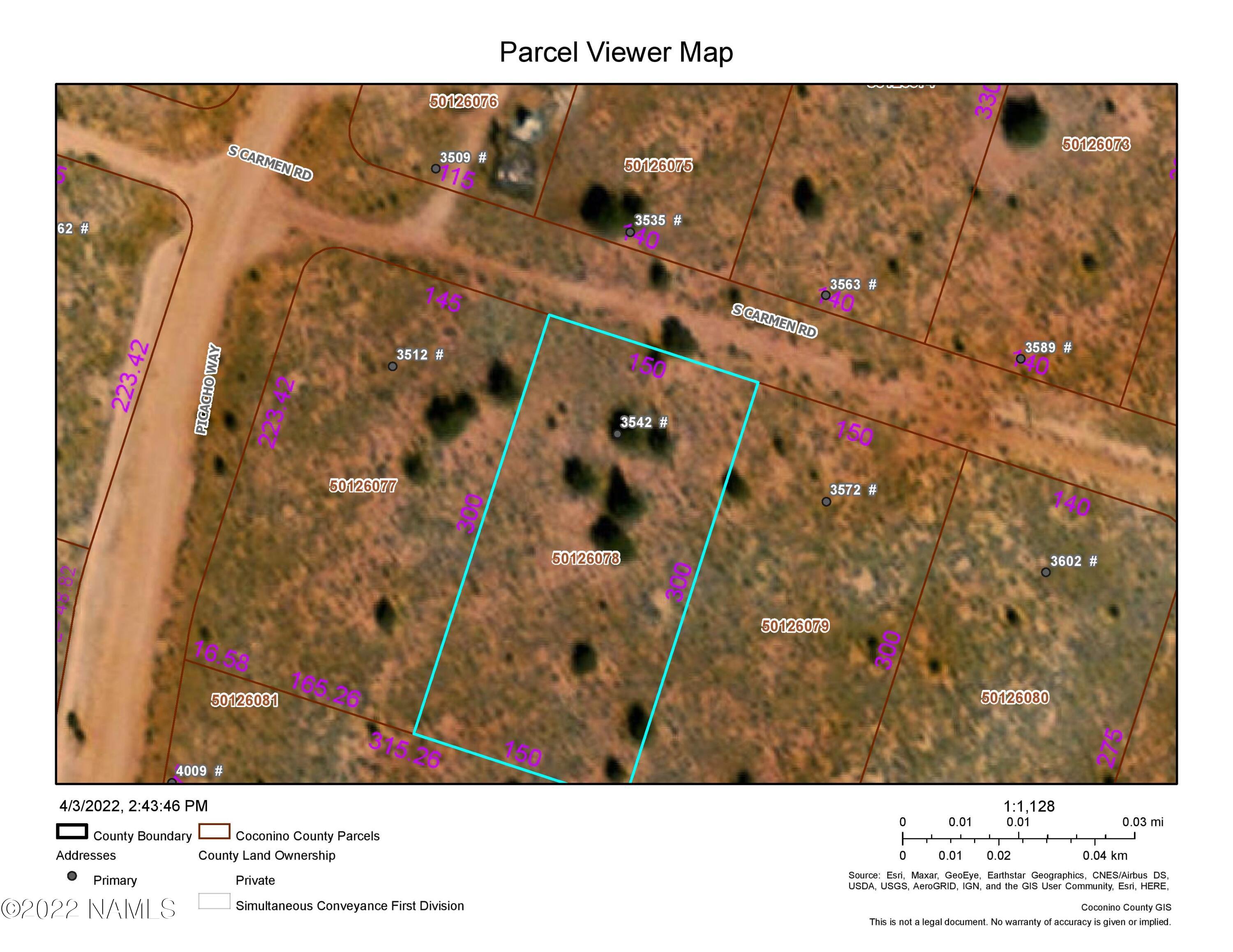 3542 Carmen Road, Unit 417 Williams, AZ 86046 - Photo 1 of 4 Parcel Viewer