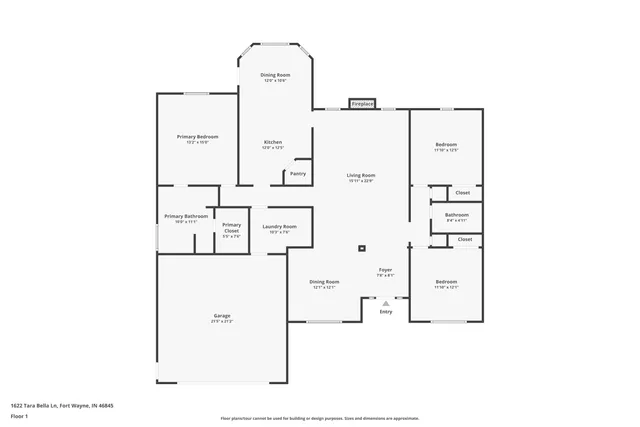 $325,000 | 1622 Tara Bella Lane, Fort Wayne, IN 46845