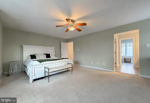 a view of a bathtub in a bathroom