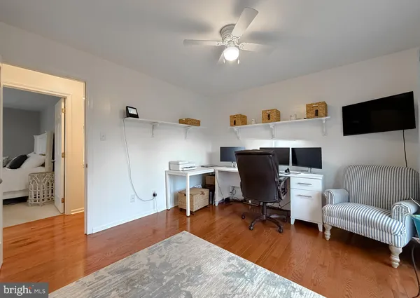 a view of outdoor space with wooden deck