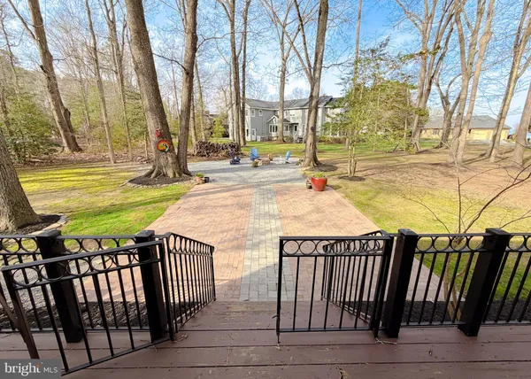 a view of a lake with a city