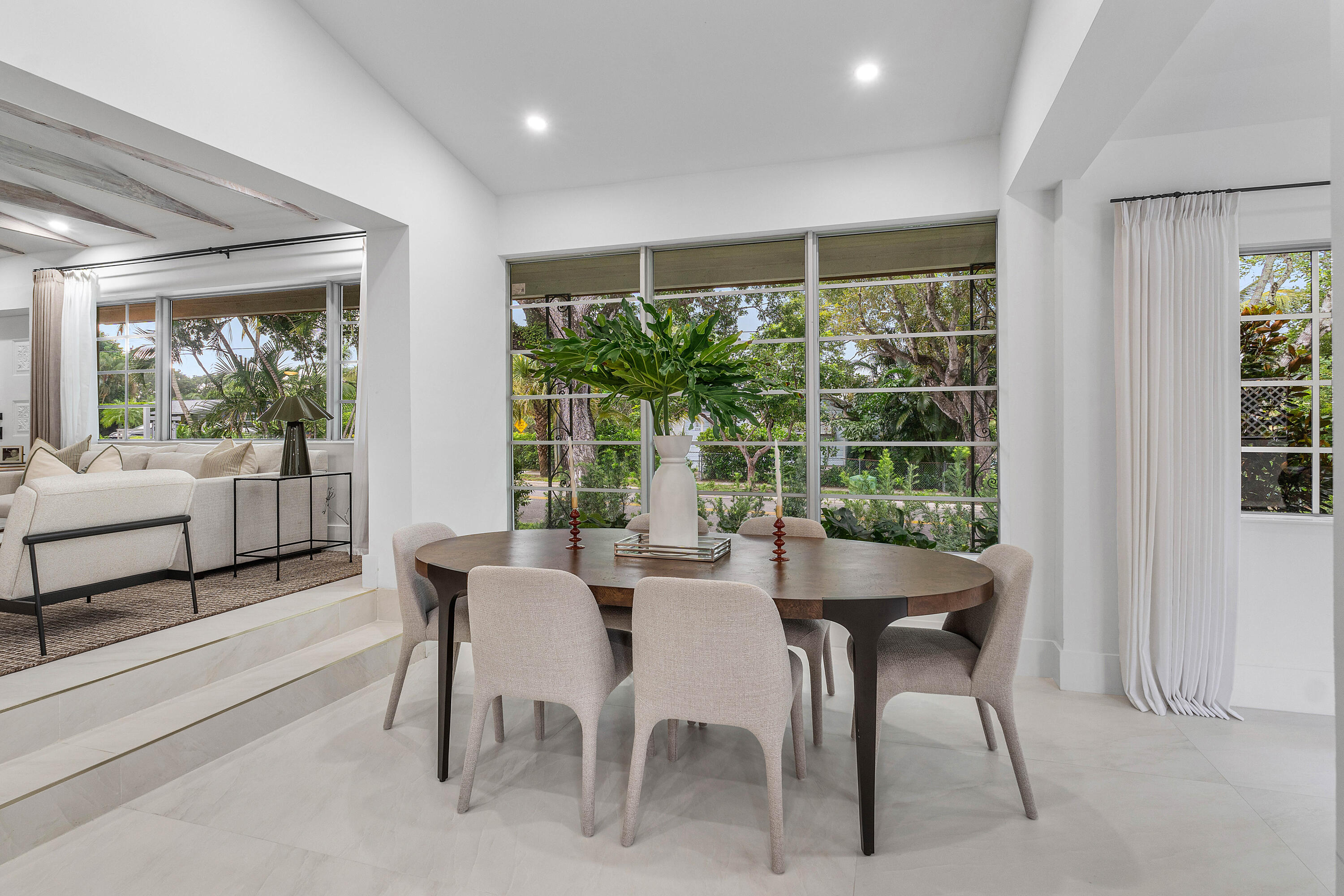 2330 Lake Avenue, Unit 2330 West Palm Beach, FL 33401 - Photo 10 of 44 a view of a dining room with furniture window and outside view