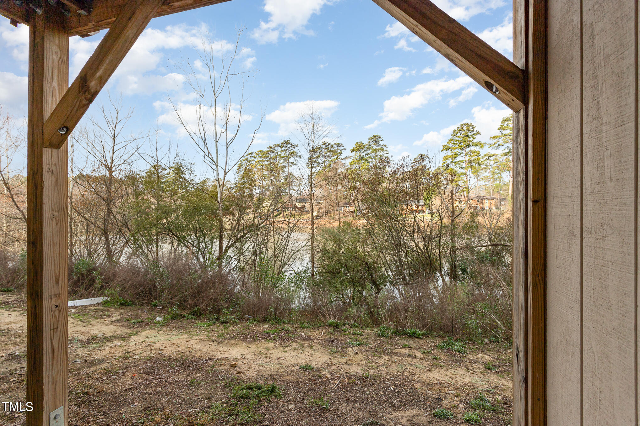 3051 Huntleigh Drive Raleigh, NC 27604 - Photo 15 of 16 a view of a yard from a balcony