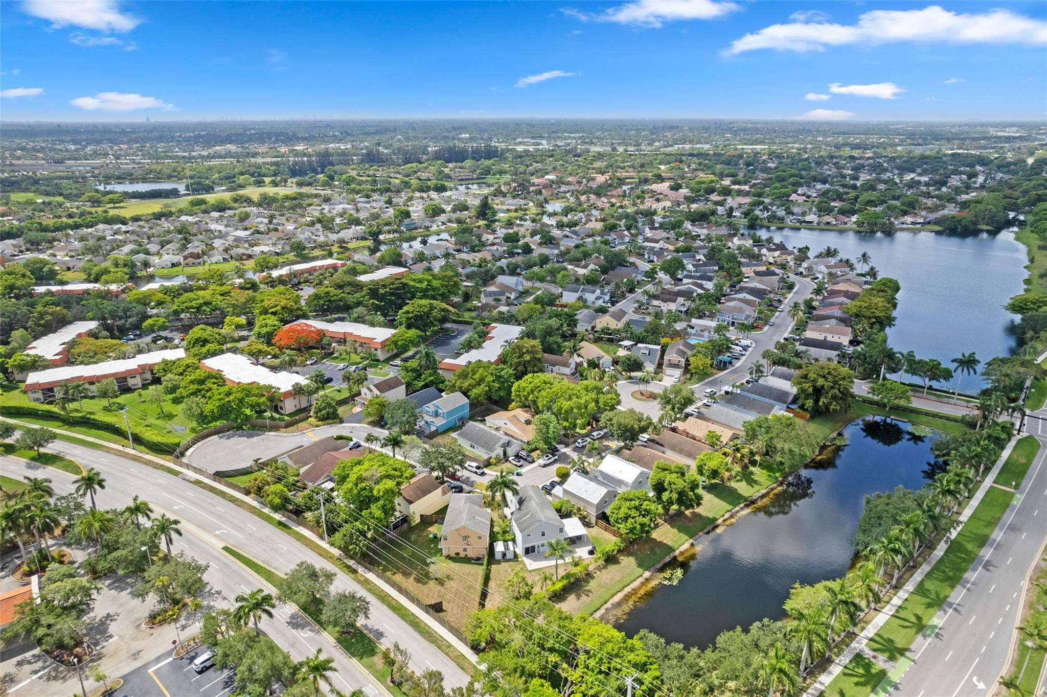 133 Southwest 159th Way Sunrise, FL 33326 - Photo 30 of 38 an aerial view of residential houses with outdoor space and river