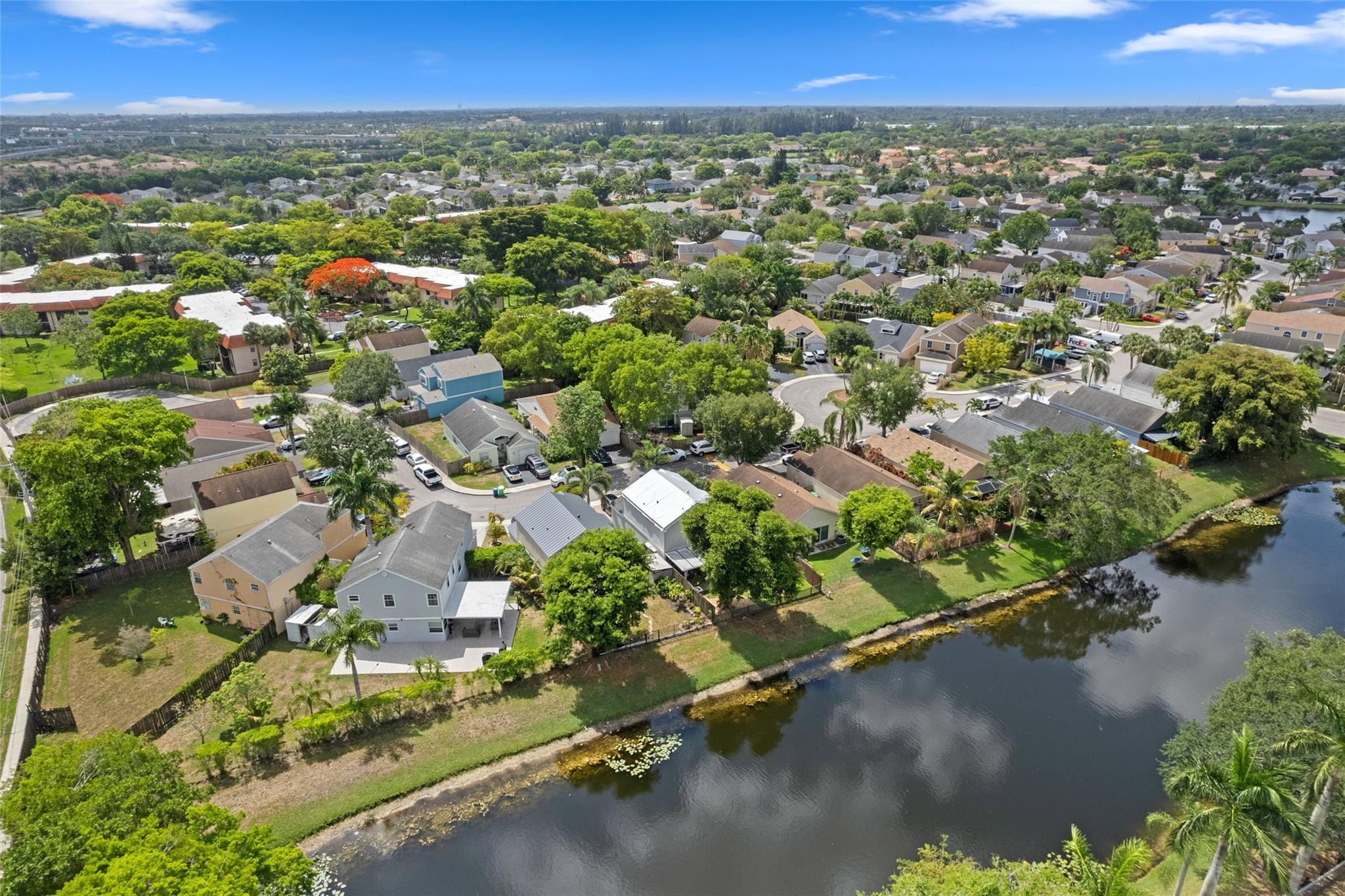 133 Southwest 159th Way Sunrise, FL 33326 - Photo 33 of 38 an aerial view of residential houses with outdoor space and trees