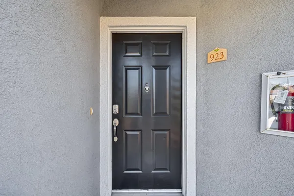 a view of front door
