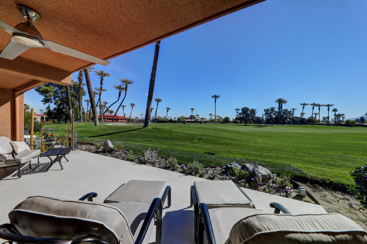36 Sunrise Drive Rancho Mirage, CA 92270 - Photo 18 of 39 a view of a patio with a yard