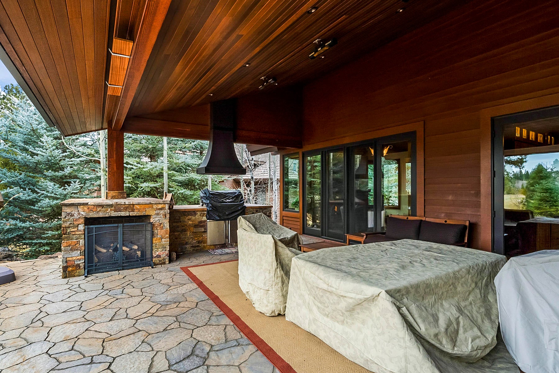 19442 Green Lakes Loop Bend, OR 97702 - Photo 45 of 50 Wolf BBQ, fireplace, ceiling heaters and speakers