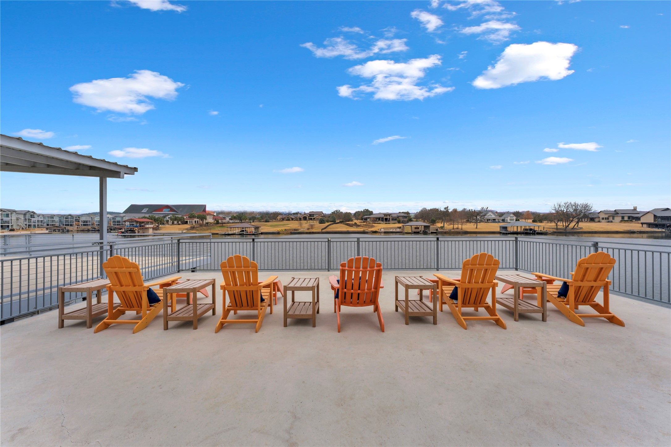 525 Ellen Williams Loop Kingsland, TX 78639 - Photo 3 of 36 a view of a terrace with furniture