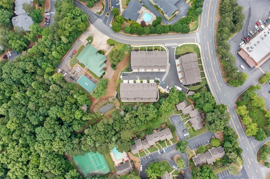 1045 Endeavour Court Marietta, GA 30064 - Photo 34 of 39 an aerial view of a house with a garden