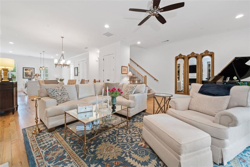 1045 Endeavour Court Marietta, GA 30064 - Photo 7 of 39 a living room with furniture and kitchen view