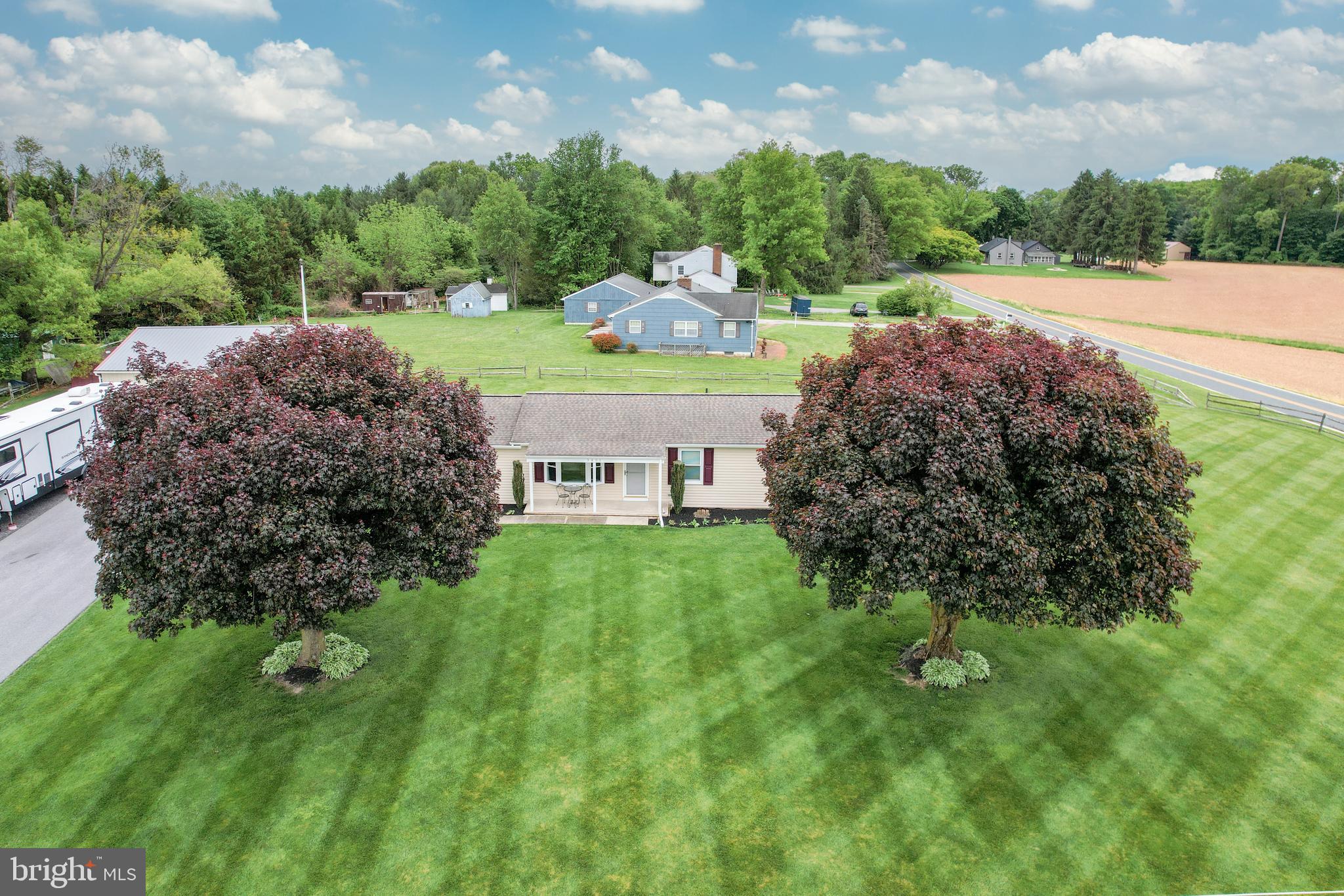 3801 Carrollton Road Upperco, MD 21155 - Photo 4 of 75 a view of a garden with an outdoor space