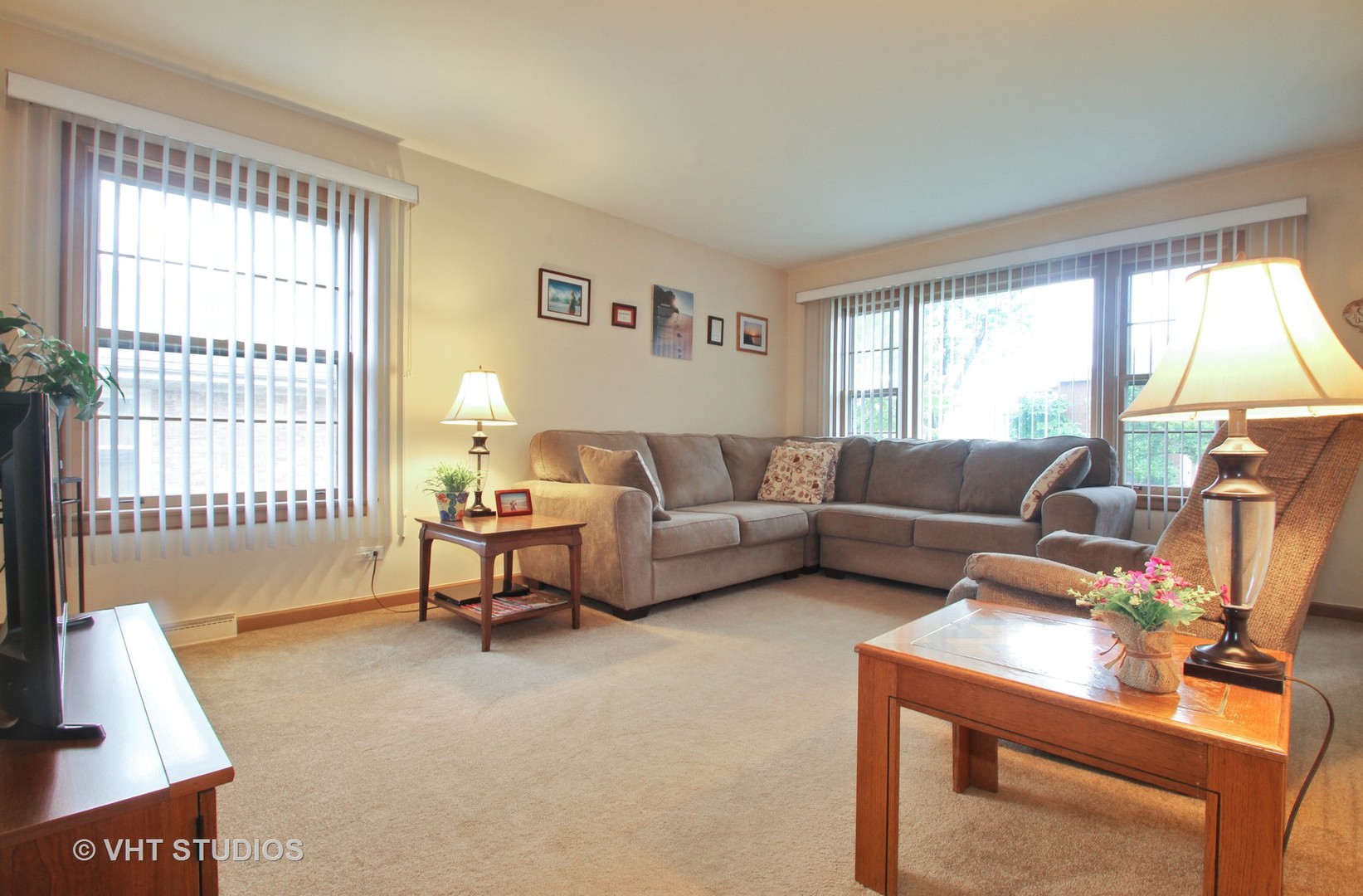 8019 Wisner Street Niles, IL 60714 - Photo 2 of 11 a living room with furniture and a flat screen tv