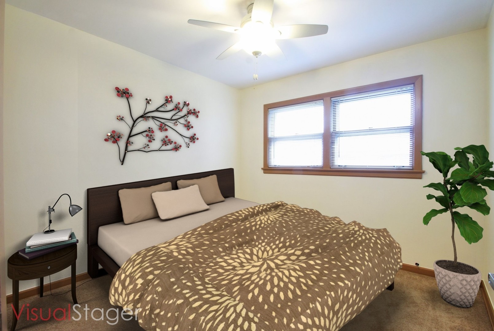 8019 Wisner Street Niles, IL 60714 - Photo 5 of 11 a bedroom with bed and a window