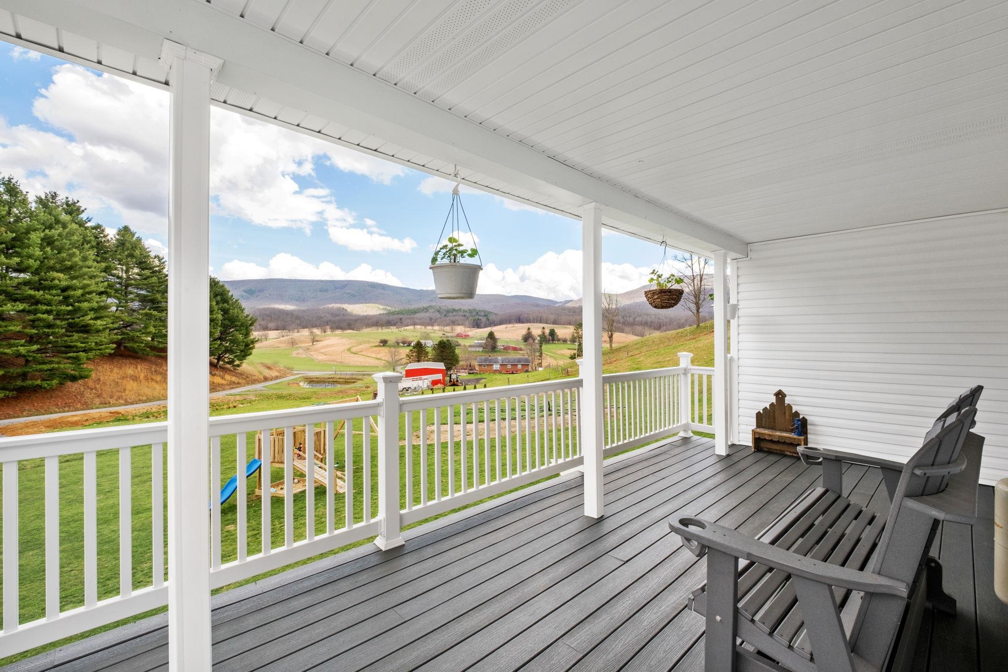 3356 Jackson River Road Monterey, VA 24465 - Photo 47 of 72 a view of a balcony with wooden floor