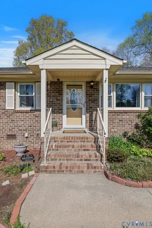 front view of a house with a porch