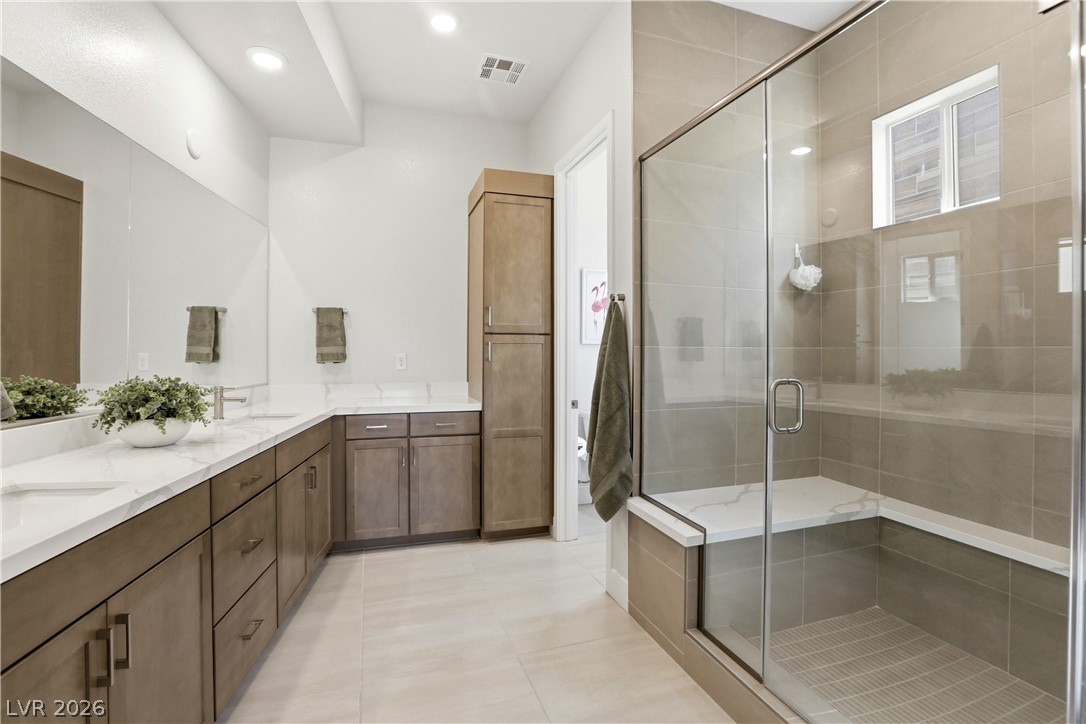 4159 Solace Street, Unit 2 Las Vegas, NV 89135 - Photo 35 of 71 Spa-Like Primary Bath