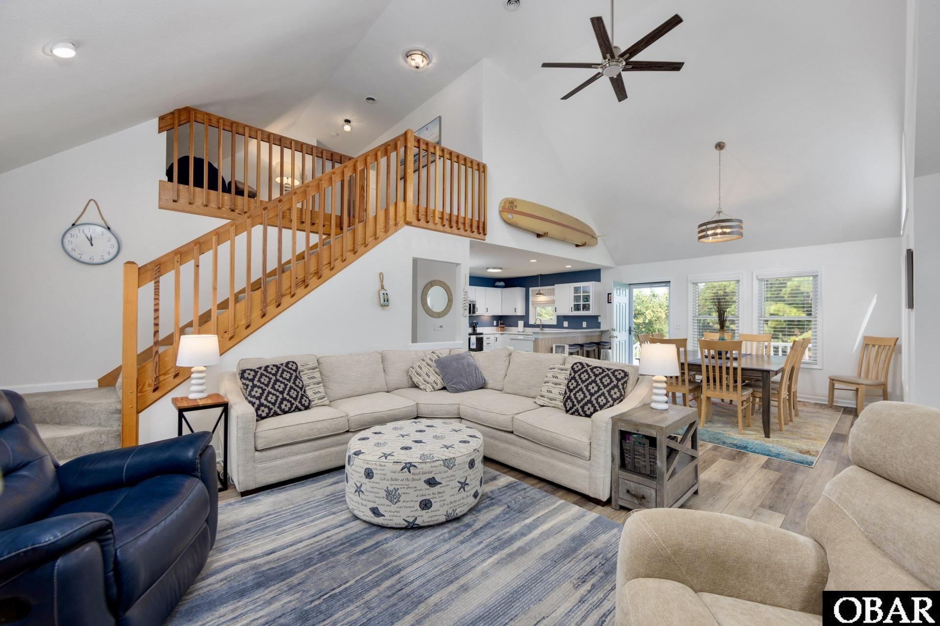 305 Oak Run, Unit 1 Kitty Hawk, NC 27949 - Photo 8 of 49 Cathedral Ceilings