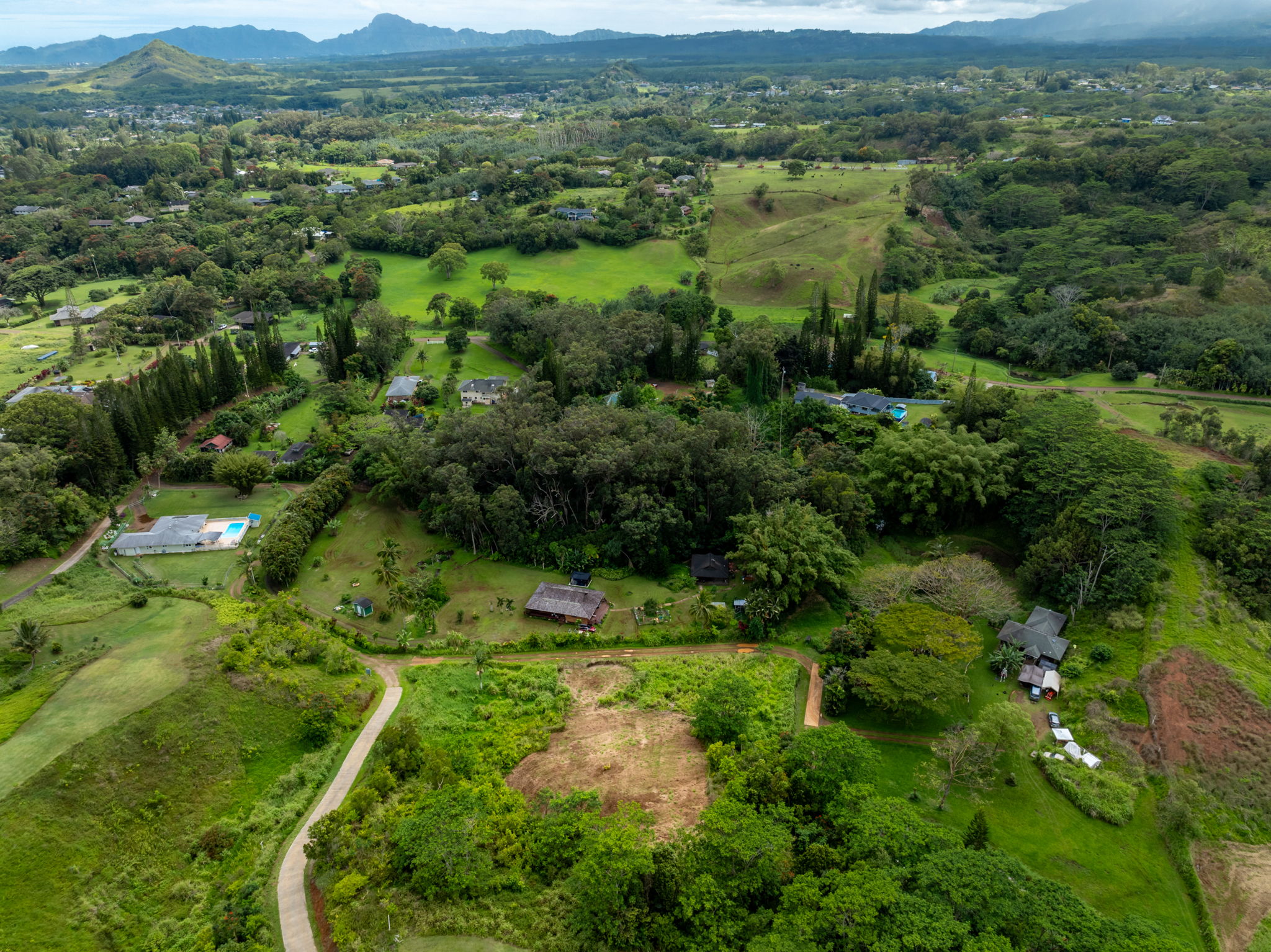 Kipapa Road, Unit 1 Kapaa, HI 96746 - Photo 11 of 16 a view of a lush green hillside and houses