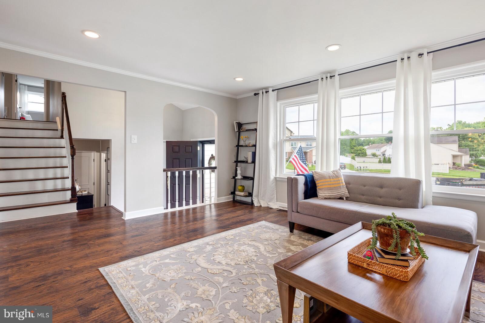 211 Sandringham Road Cherry Hill, NJ 08003 - Photo 14 of 38 formal sitting area with hardwoods