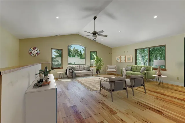 a view of a pathway of a building