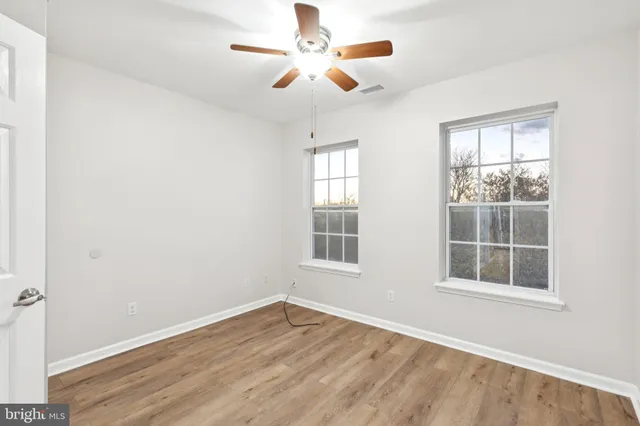 wooden floor in an empty room