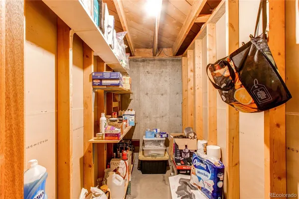 a view of bike storage