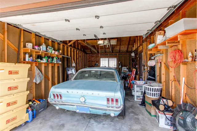 a car parked in front of a building