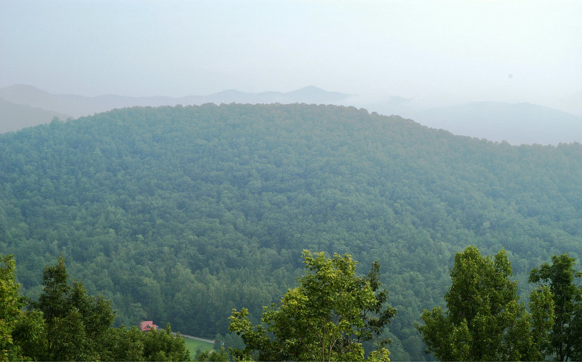 42.68 Cohutta Ranch Road Blue Ridge, GA 30513 - Photo 1 of 1 a view of a mountain range with trees in the background