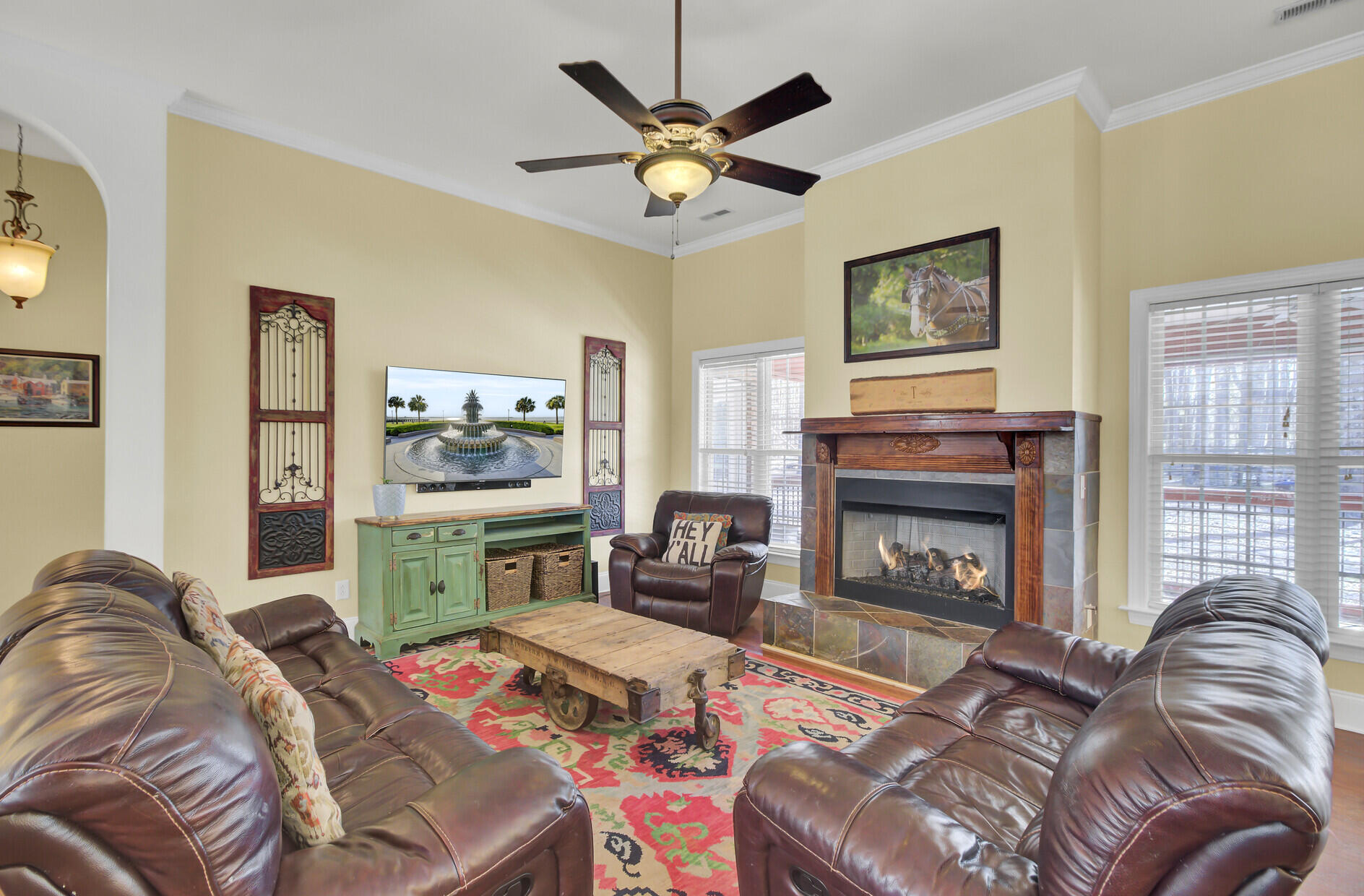 369 Groomsville Road Moncks Corner, SC 29461 - Photo 11 of 82 Warm & Cozy Family Room with Fireplace