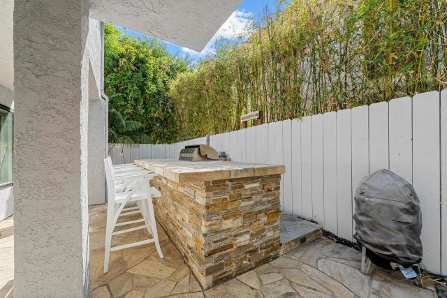 a view of outdoor space kitchen outdoor seating