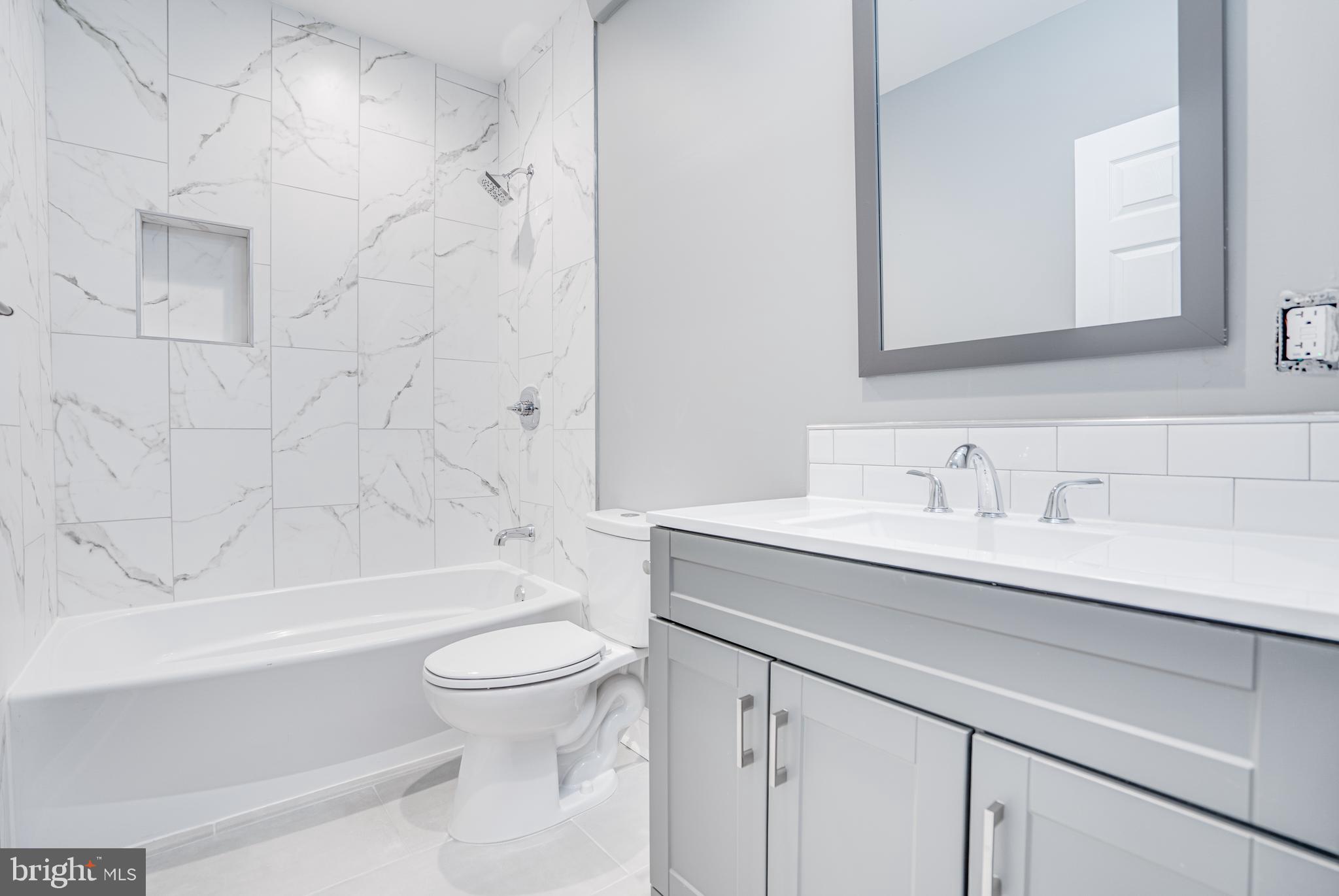 1606 29th Street Southeast Washington, DC 20020 - Photo 13 of 31 Completely remodeled bathroom