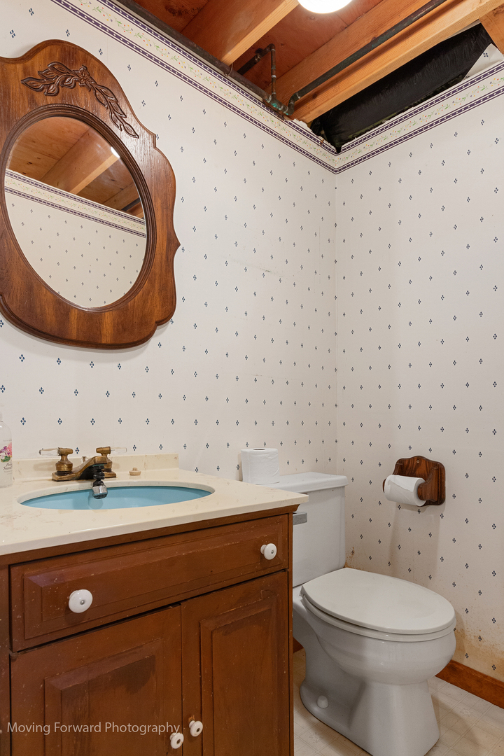 1645 East Southmor Road Morris, IL 60450 - Photo 34 of 39 a bathroom with a toilet and a sink