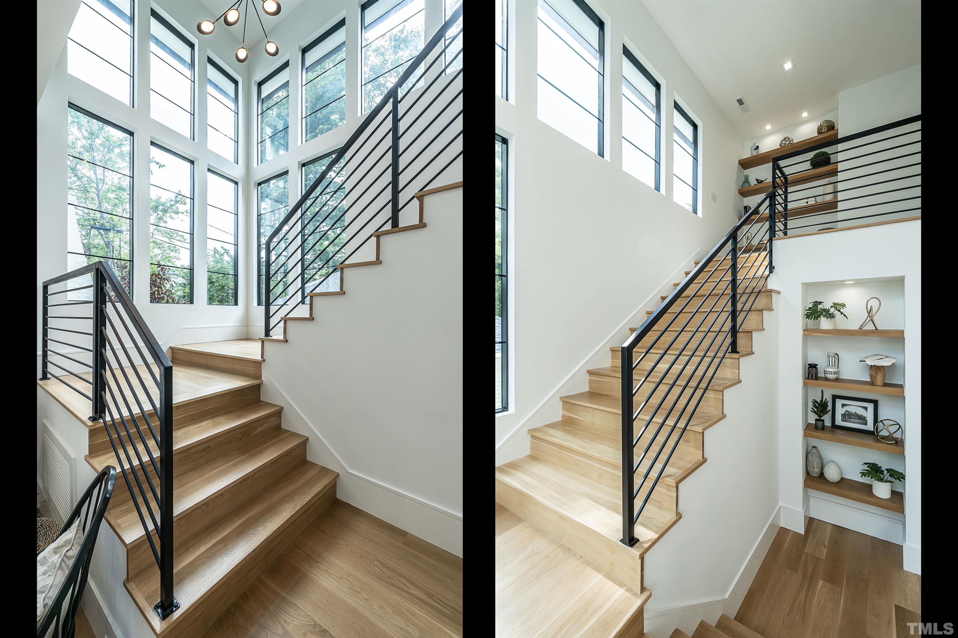 628 Sasser Street Raleigh, NC 27604 - Photo 5 of 45 a view of entryway and hall with wooden floor