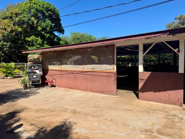 a view of parking area