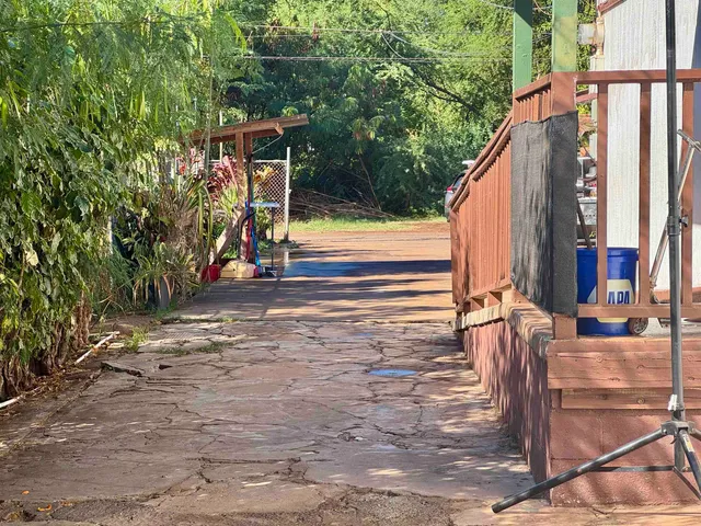 a view of outdoor space with seating area