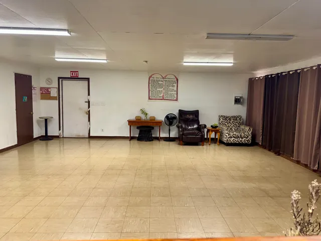 a view of room with furniture