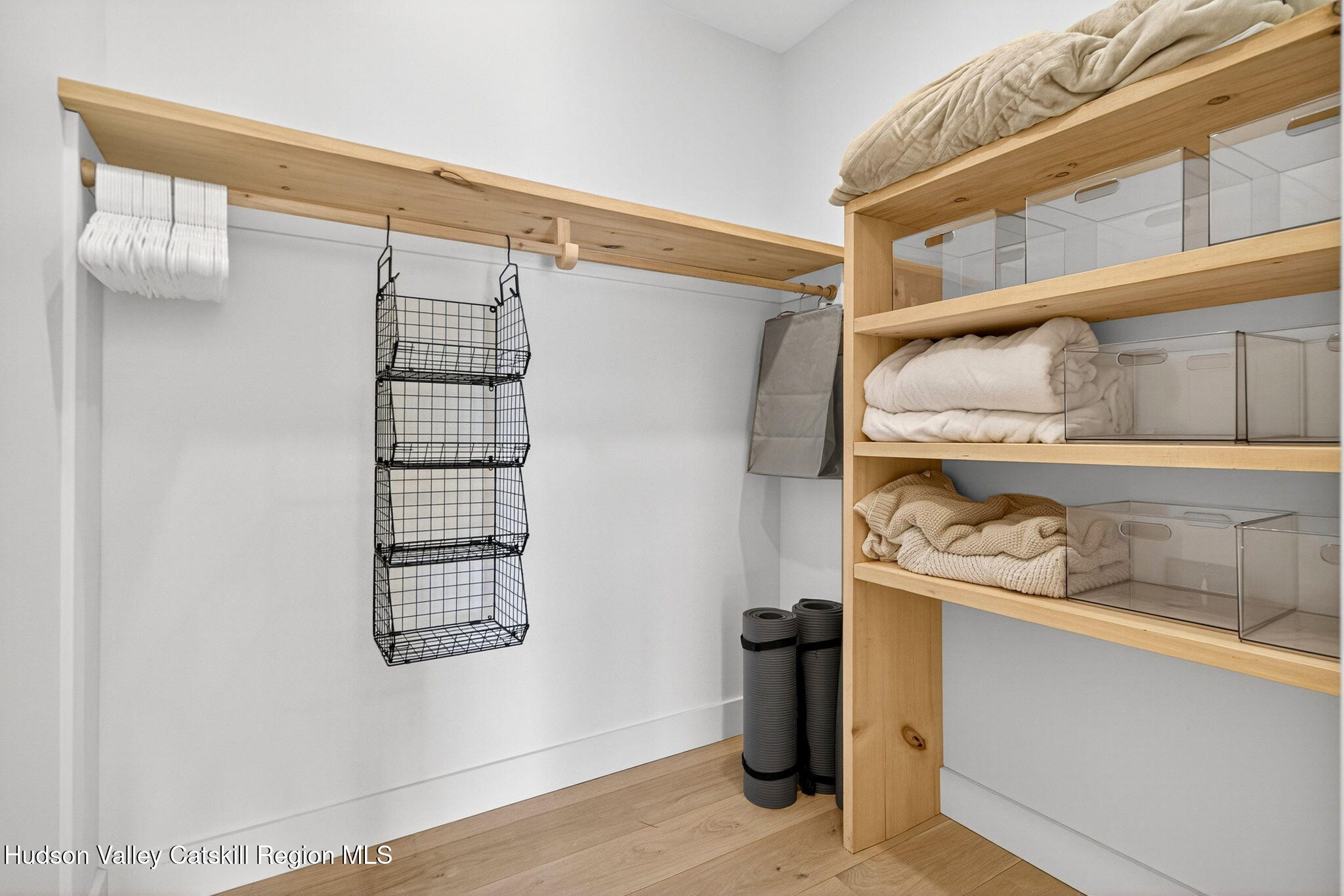 110 Old Road Windham, NY 12496 - Photo 40 of 66 a view of walk in closet with clothes and shoes