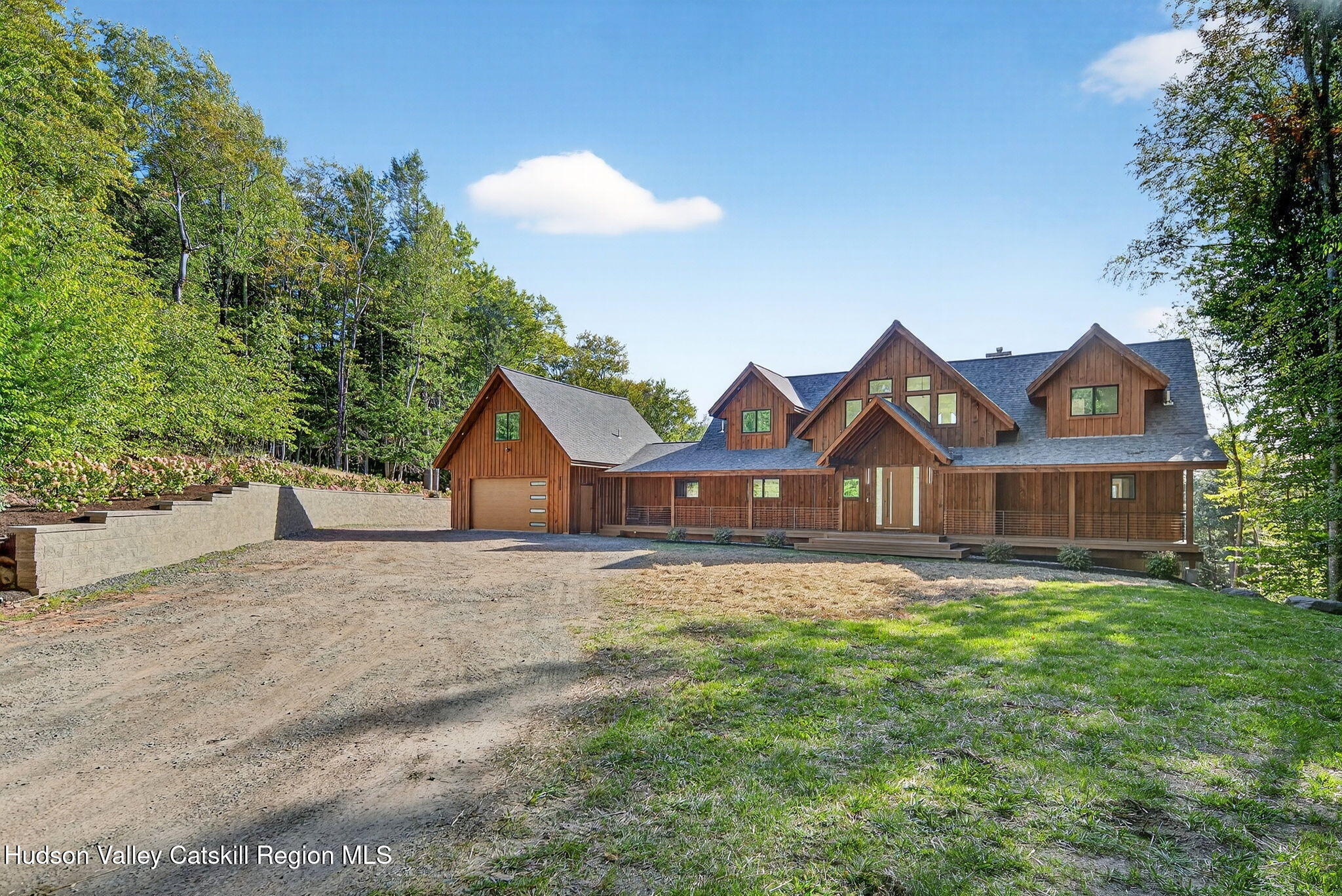 110 Old Road Windham, NY 12496 - Photo 56 of 66 a view of a large house with a big yard and large trees