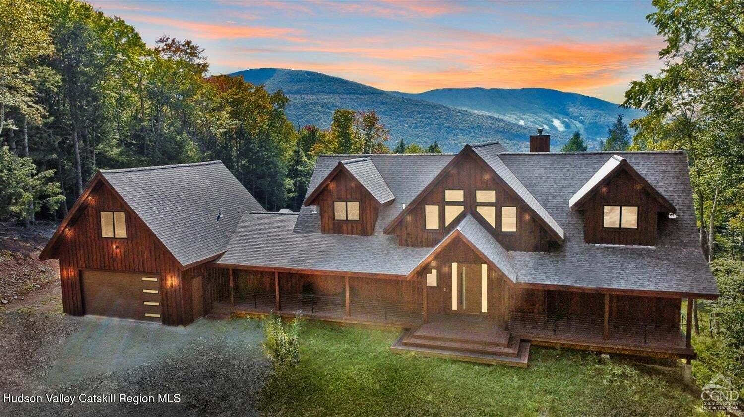 110 Old Road Windham, NY 12496 - Photo 66 of 66 an aerial view of a house with a yard