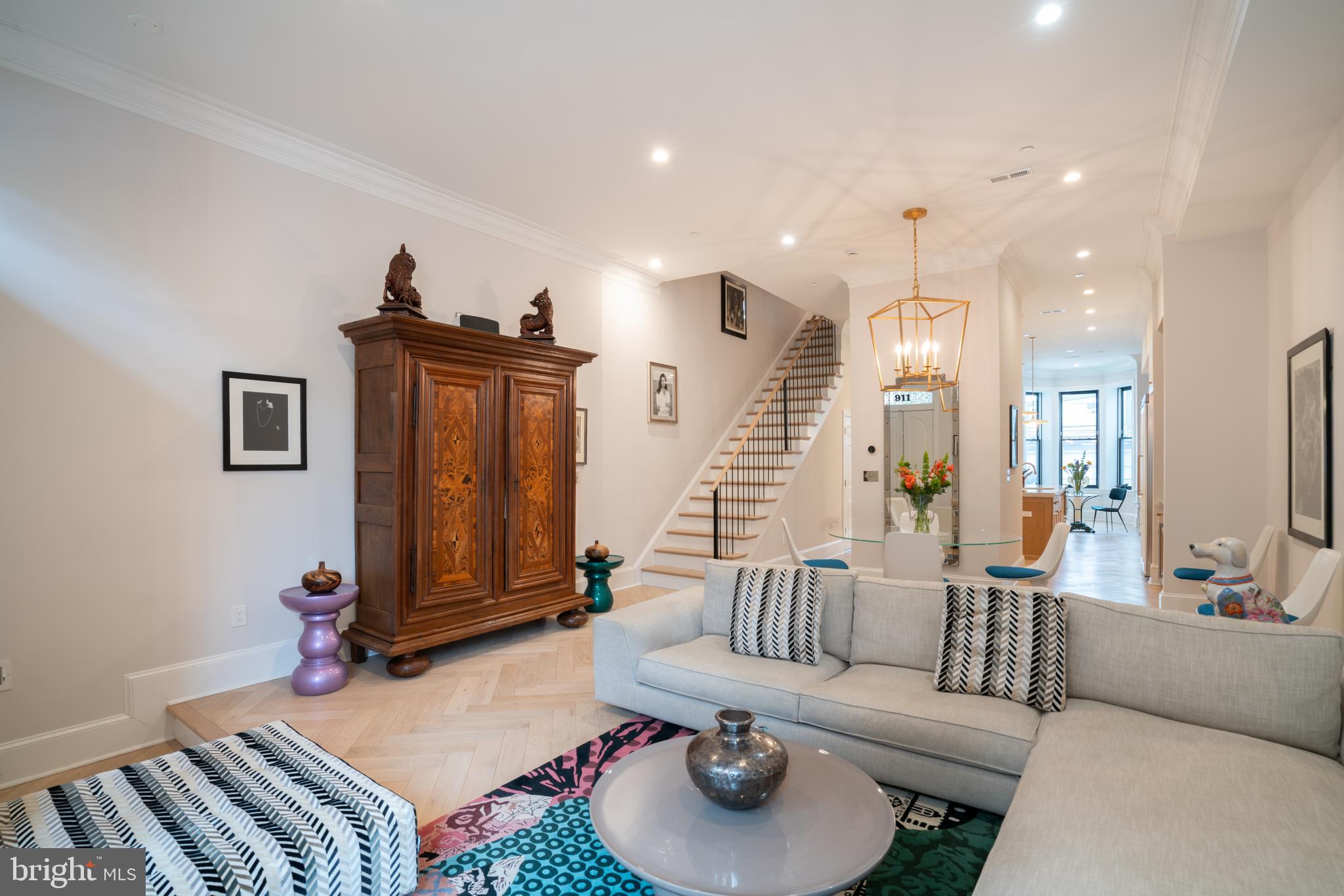 911 M Street Northwest Washington, DC 20001 - Photo 5 of 31 a living room with furniture and wooden floor