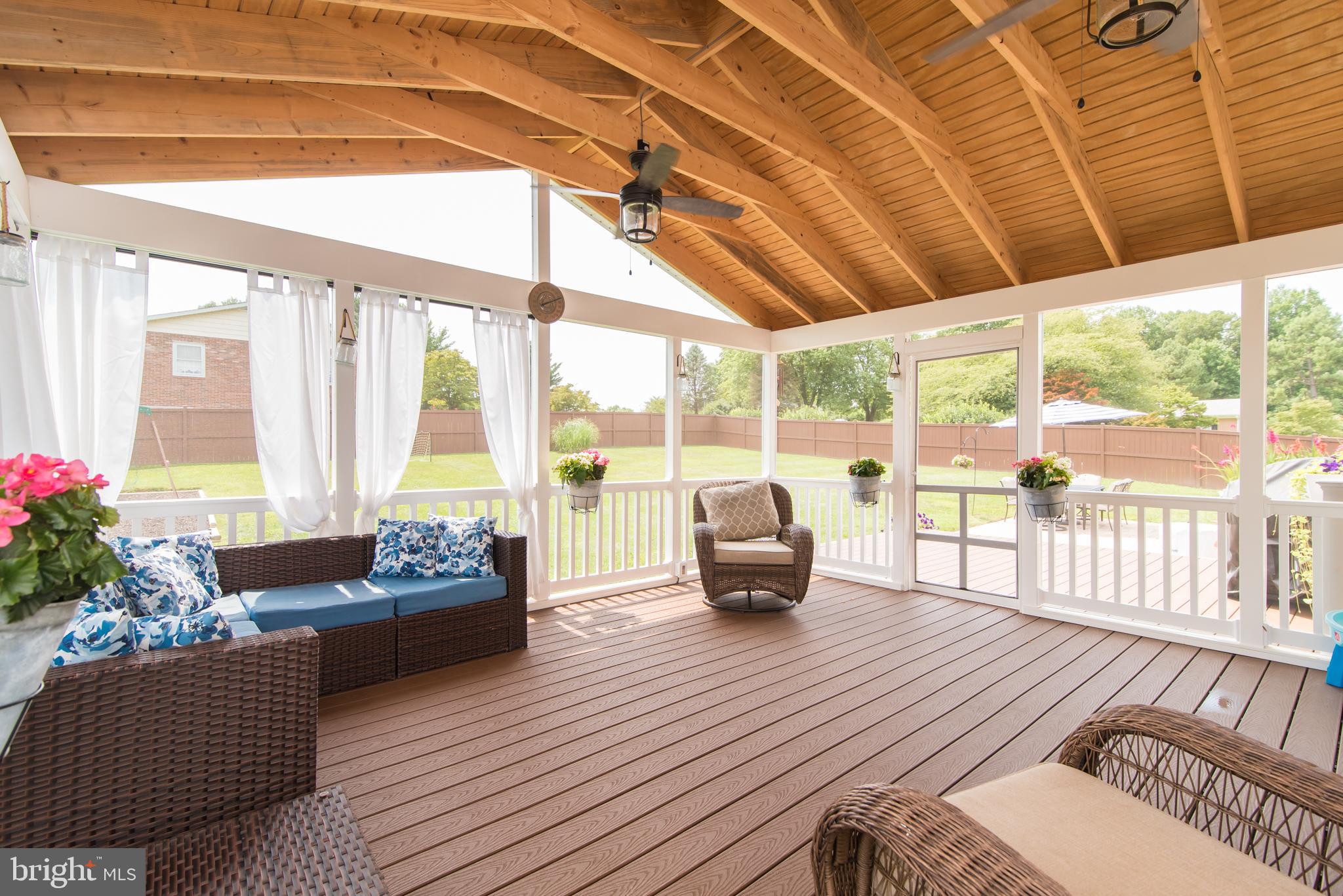 8235 Hilton Road Gaithersburg, MD 20882 - Photo 3 of 90 Serene screened-in porch with views
