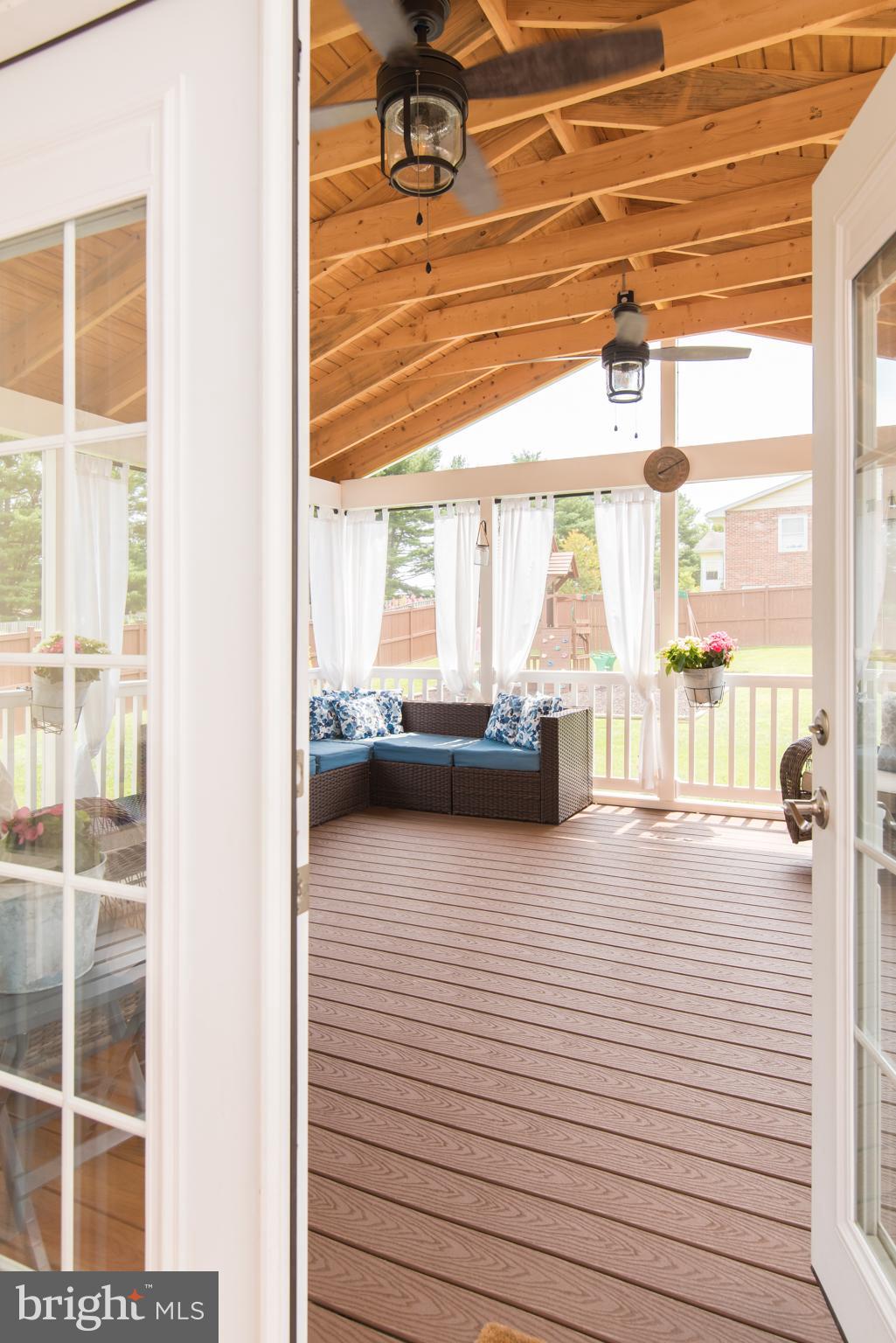 8235 Hilton Road Gaithersburg, MD 20882 - Photo 46 of 90 Doors leading onto screened-in porch from deck